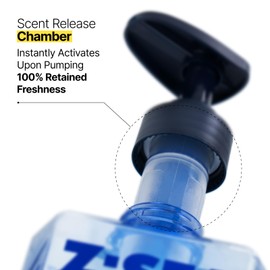 Z:SEA Men's Body Wash with Scent Release Chamber, Long Lasting Cologne Scent, Deep Cleansing, Oil Control & Acne Care - 11.84 fl oz