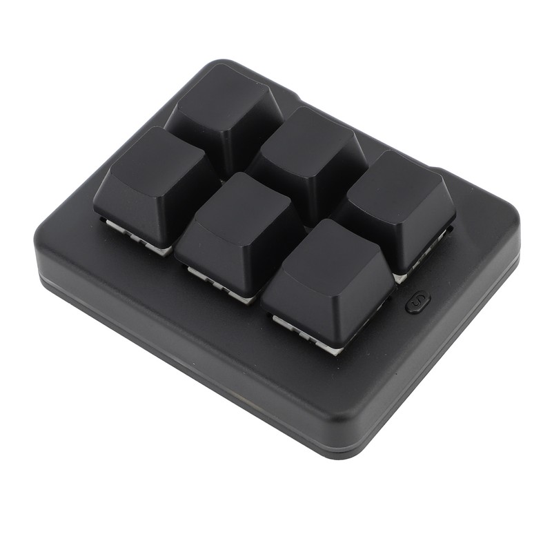 6 Key Gaming Keyboard Wired USB 2.4G Bluetooth Macro Programming