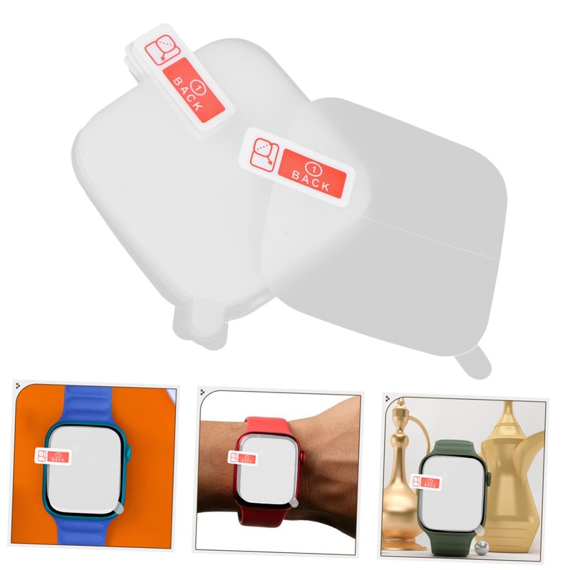 COHEALI 1set Seamless Smartwatch Protective Film for Tpu Screen Protector