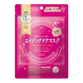 CLEAR TURN Princess Veil Aging Care Mask, Pack of 8