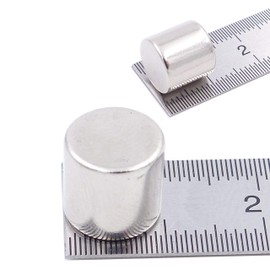 Brudazon 20 Mini Disc Magnets 10 x 10 mm N52 Strongest Level Neodymium Magnets Ultra Strong Power Magnet for Model Making, Photo, Whiteboard, Notice Board, Fridge, Crafts, Magnetic Disc Extra Strong