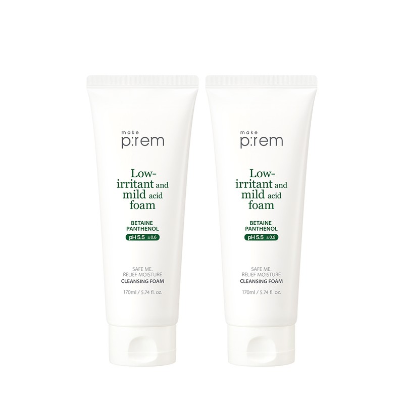 MakePrem Make Prem Safe Me Relief Moisture Cleansing Foam 170ml,