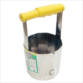 GARDEN HELPER Stainless Steel Hole Cutter 3.9 inches (100 mm) HC-100S