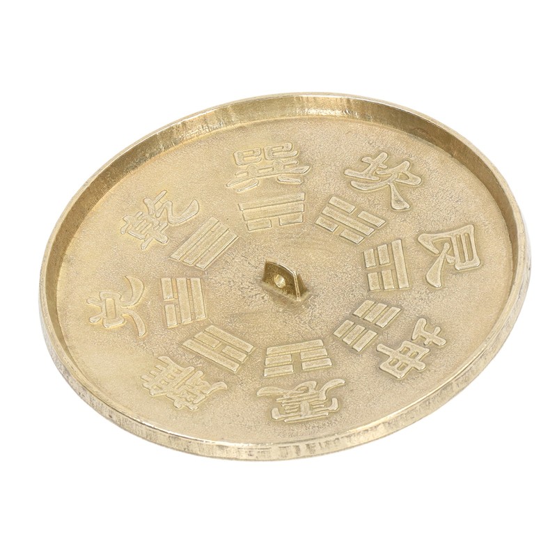 Feng Shui Brass Concave Bagua Mirror Good Luck Anti Rust