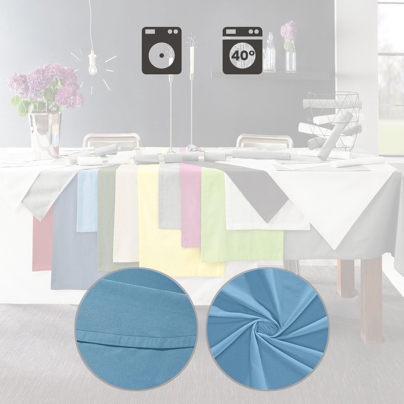 Redbest table linen, tablecloth, table cloth, table runner, plain