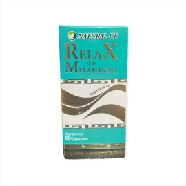 Relax Con Melatonina 60 Capsulas Natural Ce Original Natural