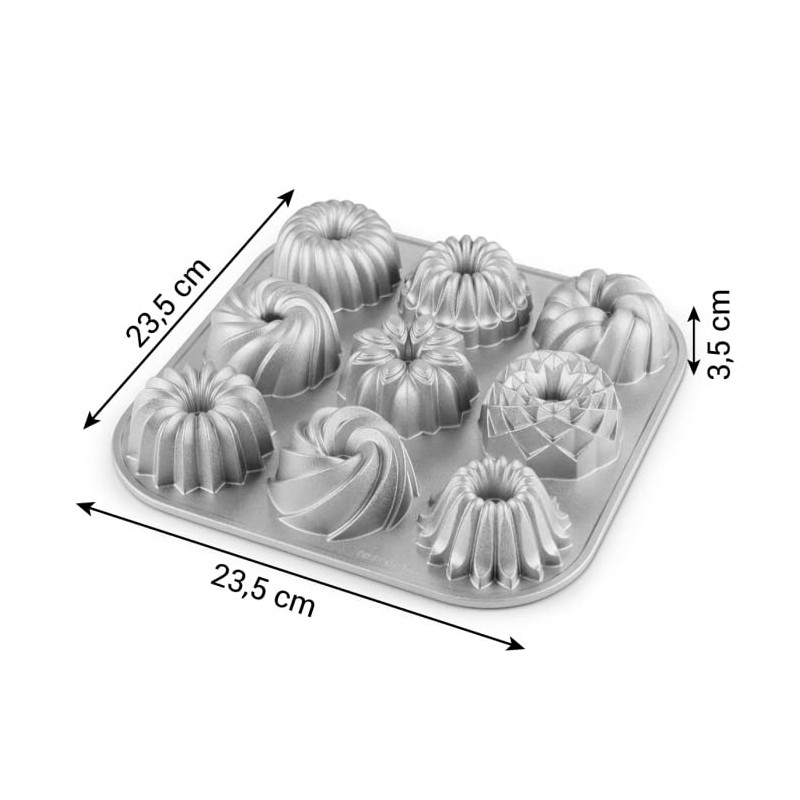 Tescoma 9 Mini Bowl Cake Mould