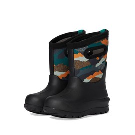 BOGS Neo-Classic Camo Landscape (Toddler/Little Big Kid) Rain Boot, Black Multi, 12 US Unisex