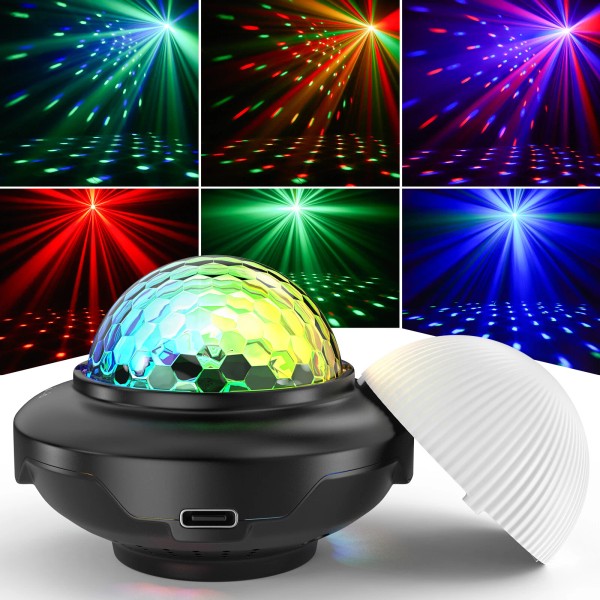 Yiflamefly Magic Ball Light LED Party Disco RGB Rotating Stage