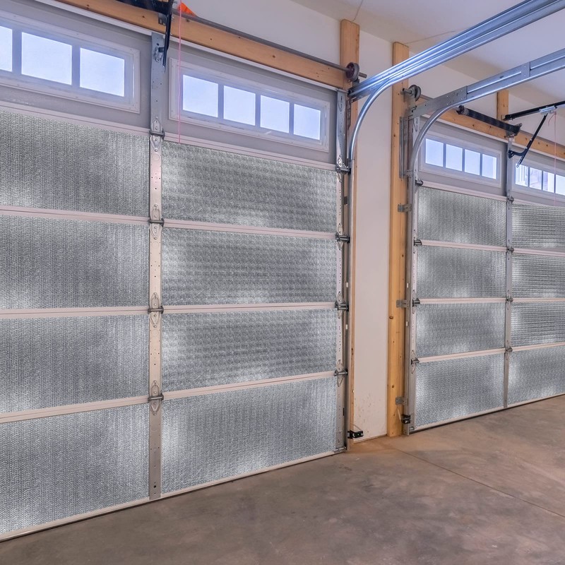 Garage Door Insulation Set Double Bubble Insulation Panels Reflective Aluminum
