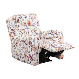 Eco-Ancheng Recliners Covers Stretch Recliner Chair Covers 4-Pieces Reclining Cover Recliner Sofa Slipcovers Non Slip Recliner Couch Covers Furniture Protector Covers for Pet Kid,02