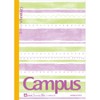 Kokuyo limited pattern campus notebook Watercolor Border Pack of 5