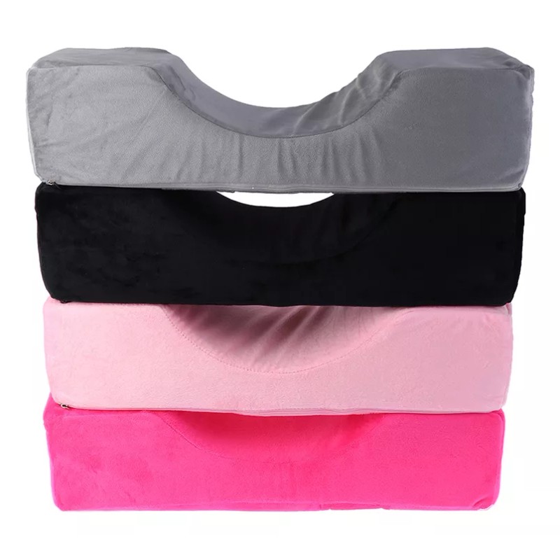 Frainé Cojín Para Lashista / Negro Y Rosa