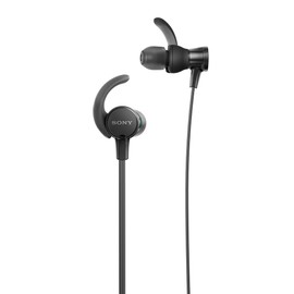 Sony MDR-XB510AS B Earphones, Heavy Bass Model, Waterproof, Sports, Remote Control and Microphone, Black
