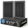 2 Pack 6x10 Floor Register Vent Covers, 2 Pack Heavy