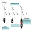 Booms Fishing TR1 Tokyo Rig Kit with Hooks, 4pack 1/4oz