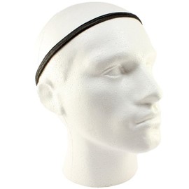 3 Pack Men's Football Thick Elastic Headbands, Black