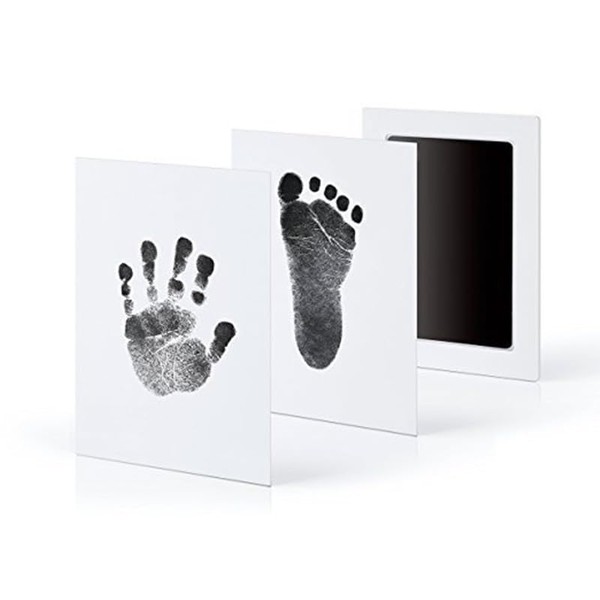 KRYMSON 2 Pieces Baby Hand and Footprint Set, Ink Free