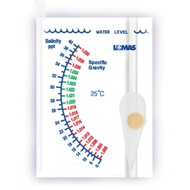 Fancy Pets Lomas Hidrómetro Controla los Niveles de Salinidad para Acuario y/o Peceras Marinos