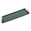 Large Handle Tray Double Ear Plastic Tray Rectangular Stable Multifunctional