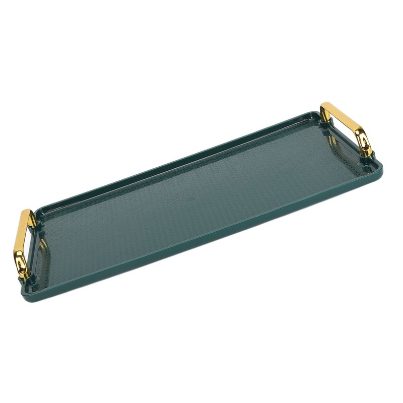 Large Handle Tray Double Ear Plastic Tray Rectangular Stable Multifunctional