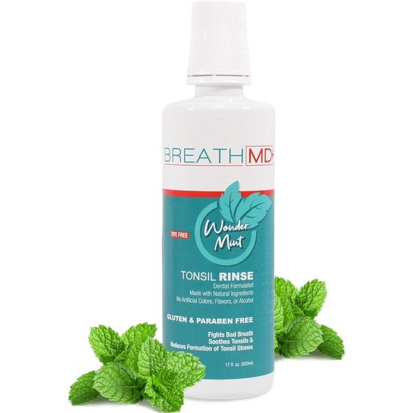 BreathMD - Natural Tonsil Stone Remover Rinse Mouthwash & Bad