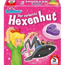 Schmidt Spiele 40658 Bibi Blocksberg, The Witch Hat, Memo and Action Game, Children's Game
