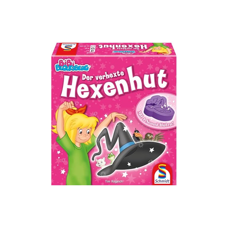 Schmidt Spiele 40658 Bibi Blocksberg, The Witch Hat, Memo and