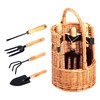 Avilia Basket with Gardening Tools – Complete Set with Rake