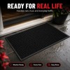 Non-Slip Dirt-Trapping Door Mat for Entryways - Thick Slow-Rebound Surface