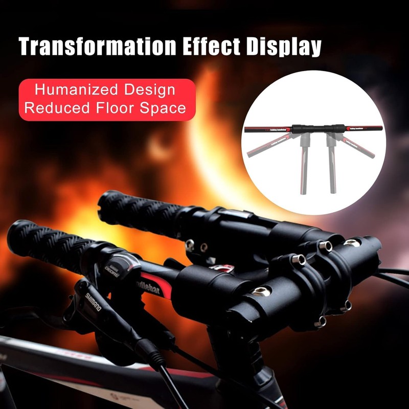 Hominas Bicycle Handlebar Foldable 25.4 mm/31.8 mm Quick Release Mountain