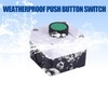 Push Button Switch, Green Weatherproof Button Switch, Momentary Switch, One