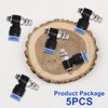 S SYDIEN Quick Connect Air Hose Fittings 5Pcs 6mm Tube