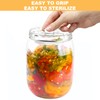 Jucoan 9 Pack Glass Fermentation Weights with Easy Grip Handle,