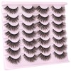 Wispy Mink Lashes Natural False Eyelashes Fluffy 16mm Cat Eye