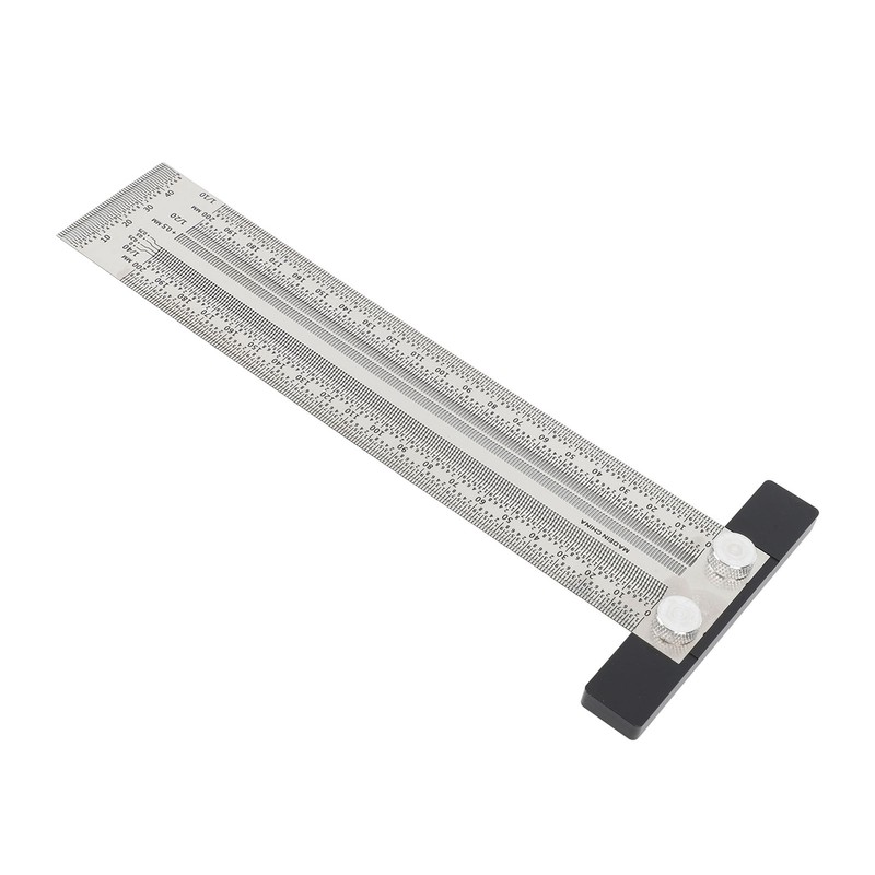 Ultra Accurate Marking T Ruler Stainless Steel Woodworking Scribing T