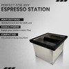 Rattleware Heavy-Duty Stainless Steel Knock Box Espresso Puck Disposal with
