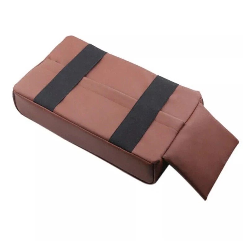 Unbranded Waterproof Car Center Console Cover Leather Armrest Cover Cushion