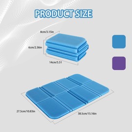 2PCS Sit Mat for Hiking – Lightweight Foldable Outdoor Cushion Pads – Waterproof Portable Seat for Camping, Picnics, Festivals – Durable Hiking Mat for Travel