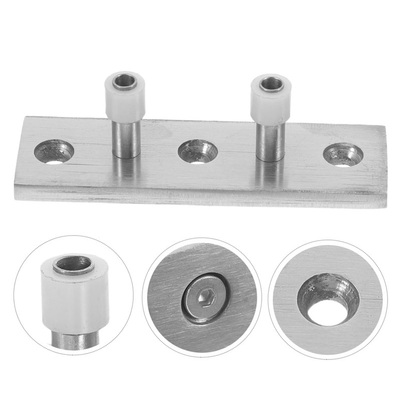 TEHAUX Stainless Steel Sliding Barn Door Stopper Easy Install Wood