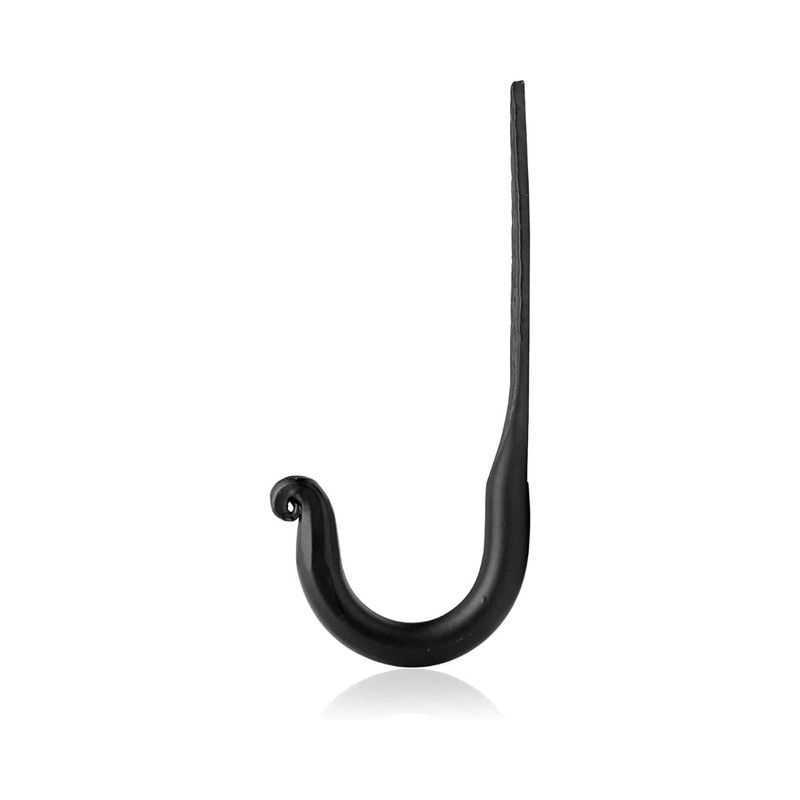 Fayesia Living Black Wall Hooks for Hanging - Blacksmith Handcrafted