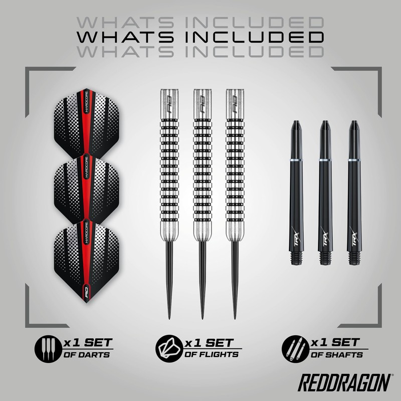 RED DRAGON Fury 1: 23g Flightmaster - Tungsten Darts Set
