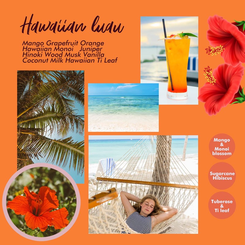 Fragrant Room Spray, Hawaiian Luau, 3 x 3.4 fl oz,