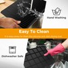 MOOTVGOO 19.7" X 17" Silicone Dish Drying Mat for Kitchen