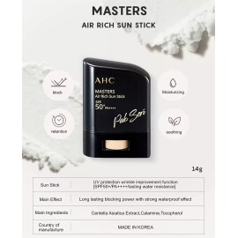 Ahc Masters Air Rich Sun Stick 0.78 Oz/0.77 Onzas