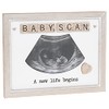 Shudehill Giftware Scrabble Sentiments Frame - Baby Scan - A