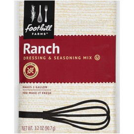 Foothill Farms Ranch Dressing Seasoning Mix, 3 oz Pouch (Pack of 18)