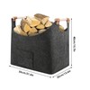 Firewood Carry Bag, Fireplace Log Carrier Holders, Portable Sturdy Wood