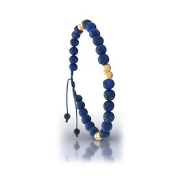 Pulsera Lapislázuli Acero Inoxidable
