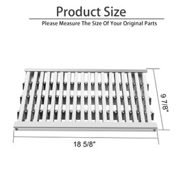Plowo DCS Radiant Tray Ceramic Rod Complete Grill Heat Plate Shield Replacement for DCS 27DBQ, 27DBQR, 27DBR, 27DSBQ, 27DSBQR, 27FSBQ, 27FSBQR, 36DBQ, 36DBQAR, 36DBQR, 36EBQAR, 48DBQ, 48EBQR, 92911